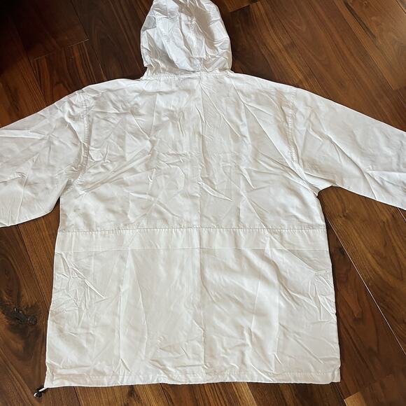 Champion Men's Hooded Windbreaker Jacket White Size 2XL - Picture 4 of 11